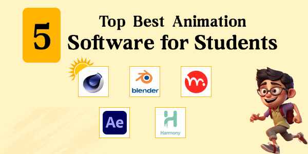 5 Top Best animation software for students,