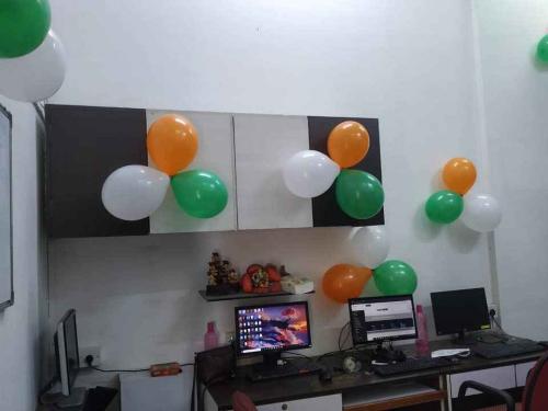 Decorate office for 15 August 2021