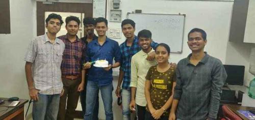 Mumbai team celebrate birthday party 