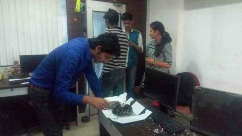 celebrate birthday party in office